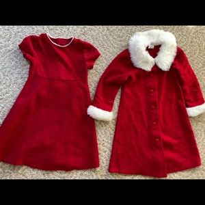 Vintage Set Coat and Dress set sz 5